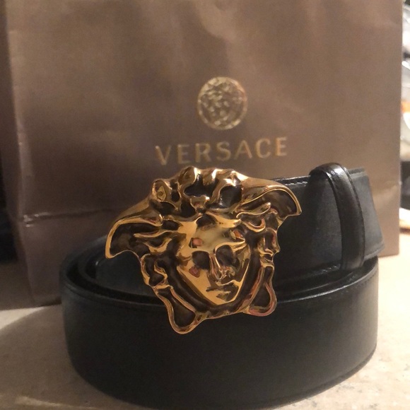 Versace Other - Versace Palazzo Belt with Medusa Buckle